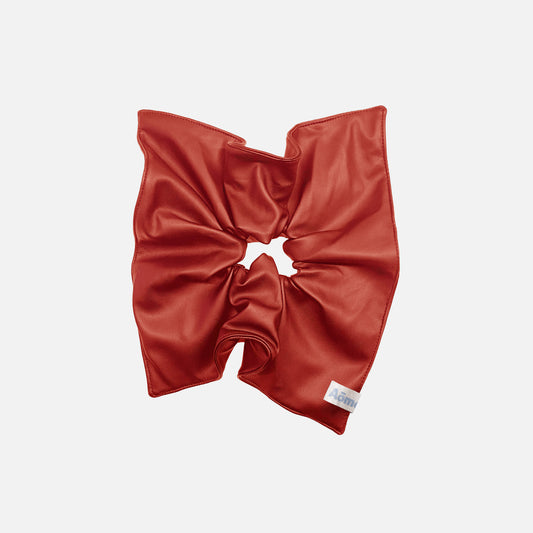 BLOOM SCRUNCHIE in Coffee Cherry