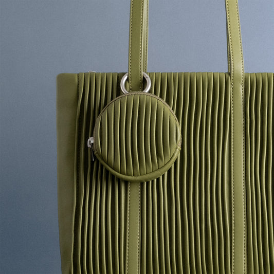 Bloom Pouch in Coffee Leaf