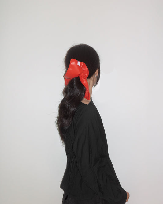 BLOOM SCRUNCHIE in Coffee Cherry [NEW]