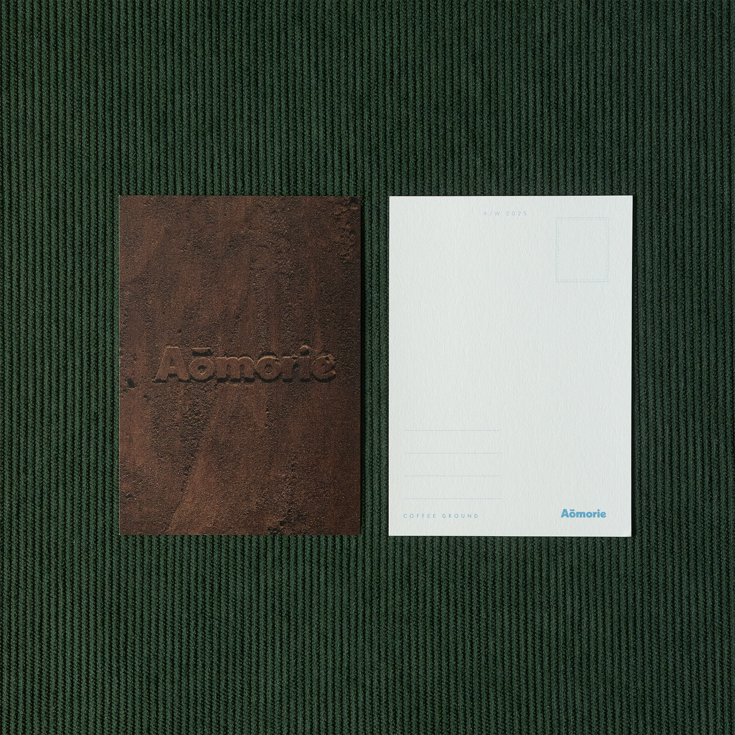 Coffee Ground Aomorie Postcard