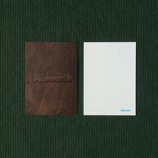 Coffee Ground Aomorie Postcard